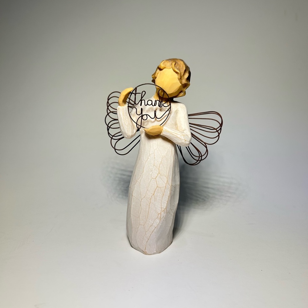 Willow Tree “Just For You” Angel Sculpture - Cream and Tan